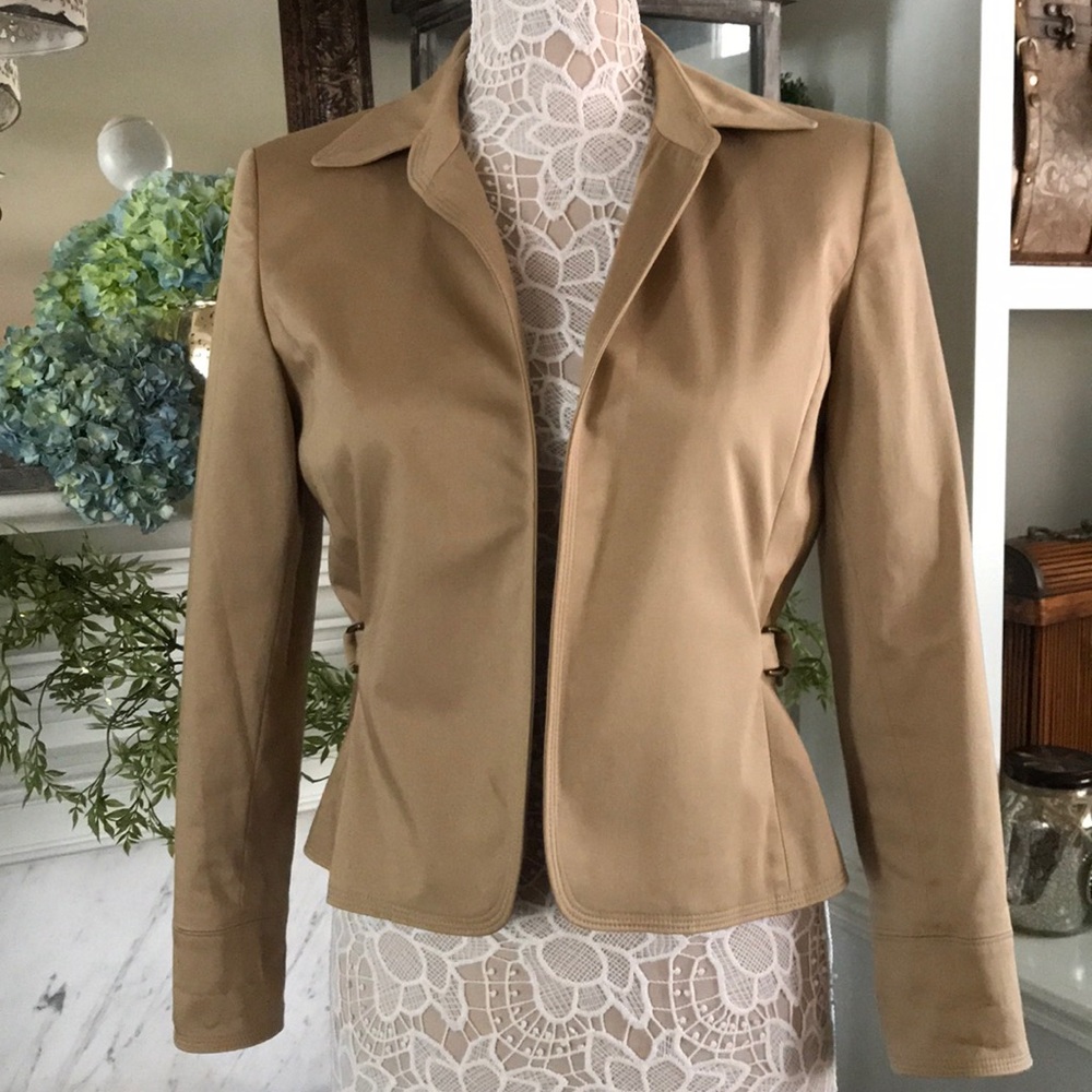 Liz Claiborne khaki suit jacket size 8P